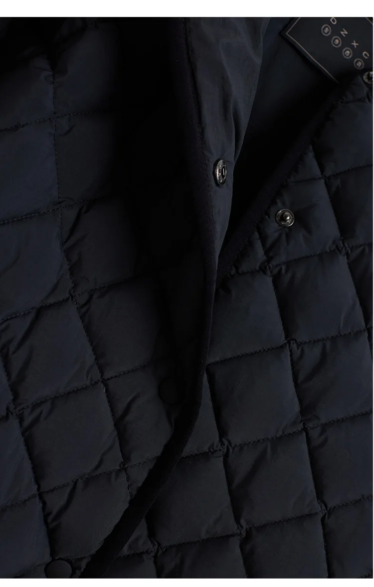 Large-Scale Turtle Back Style 90% White Duck down Lightweight Classic Quilted Pattern down Jacket 2025 Autumn Winter New Top