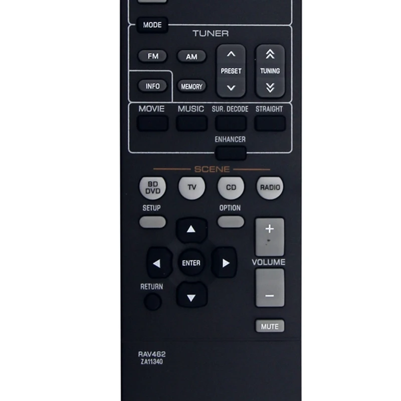 RAV462 ZA11340 Remote Control Replace For Yamaha AV Receiver HTR-2866 HTR2866 Stereo System