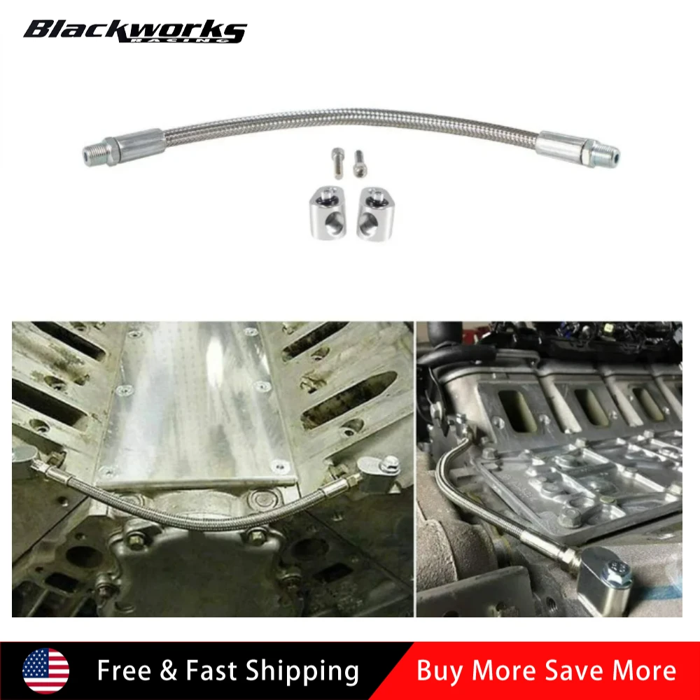 Kit de mangueira de desvio do corpo do acelerador do líquido refrigerante da cabeça do cilindro ls para motores da série gm lsx lm1 lm7 lr4 lq4 ls6 l59 lq9 lm4 alumínio