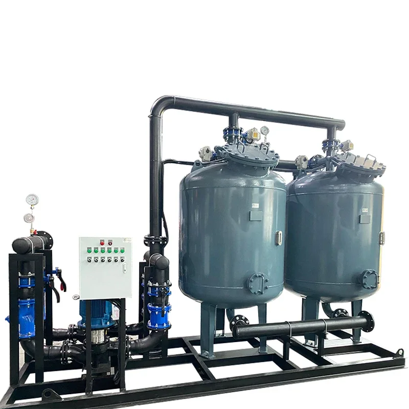 Water filters for pretreatment systems in rivers, lakes and fish ponds