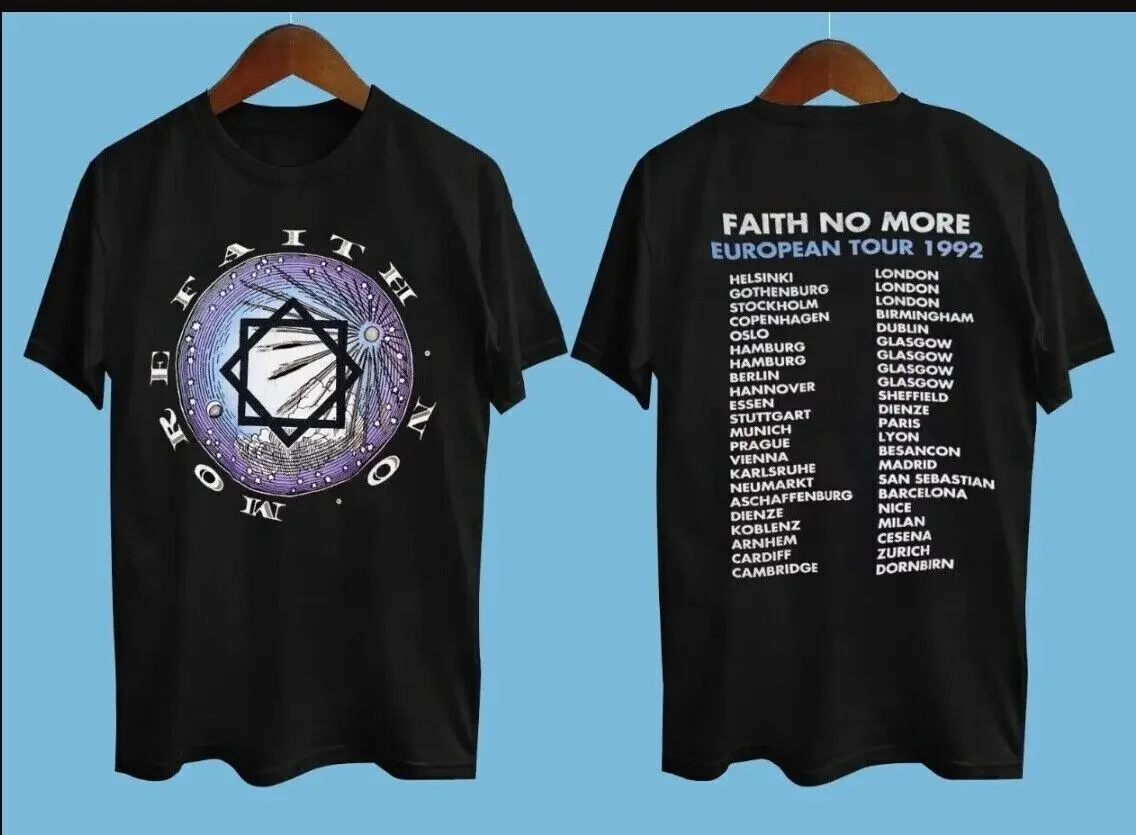 

Faith No More Band European Tour 1992 2side Shirt Funny Vintage Gift For Men 2