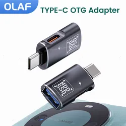 Olaf OTG Type C to USB3.0 Adapter USB Female To Type c Male Fast Charging adadpter OTG USB C For Iphone 15 Huawei Xiaomi U Disk