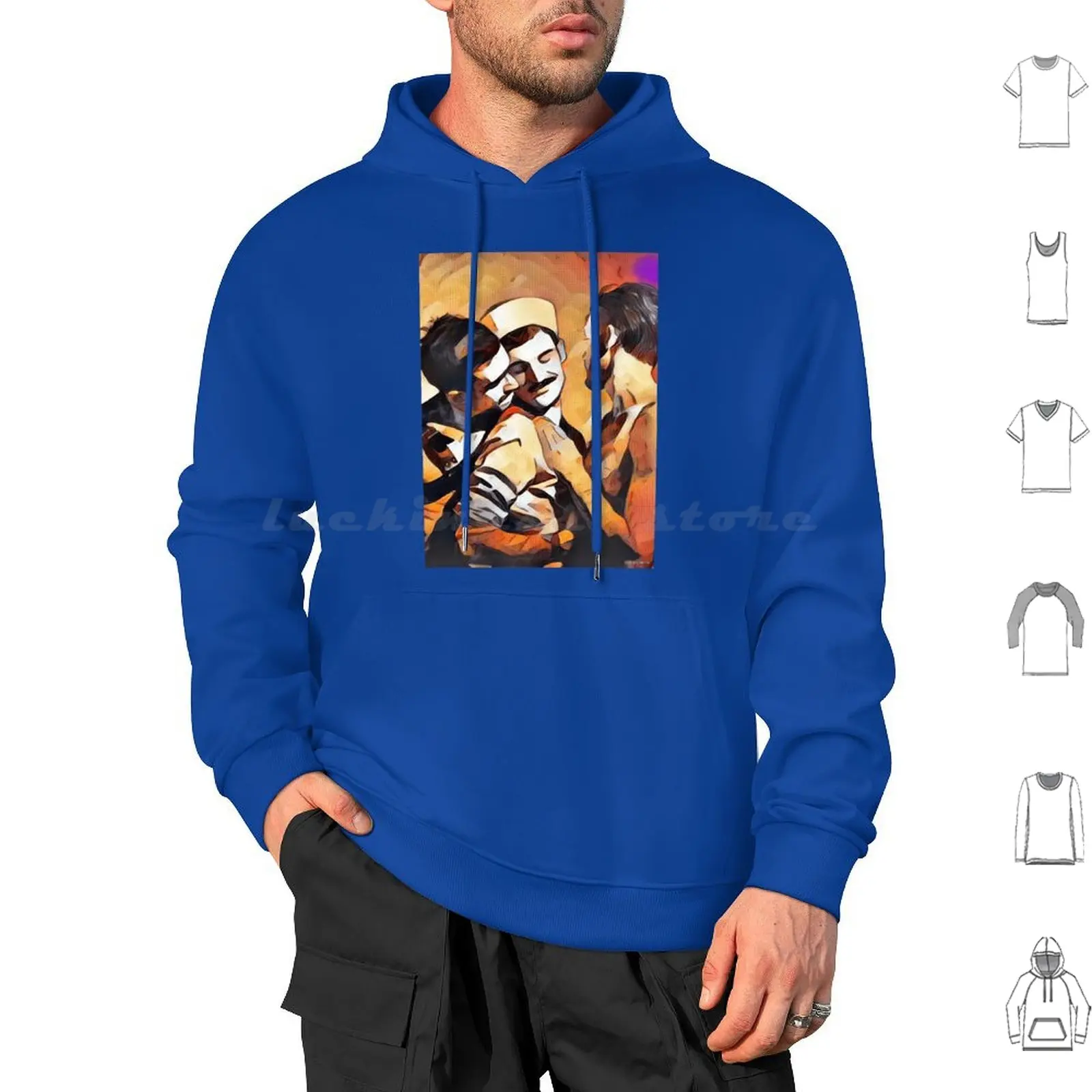 Sunday Tea Dance Hoodies Long Sleeve Male Male Art Men Men Homoerotic Homoerotic Art Male Form Erotic Art Art Pride