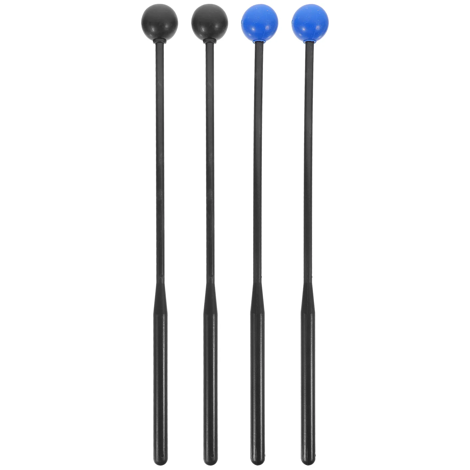 

4 Pcs Children's Drumsticks Marimba Mallets Kids for Xylophone Black Percussion