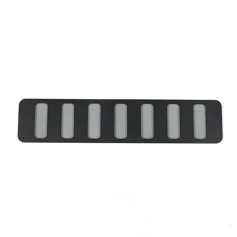 For Hummer H2 2003-2009 Car front lower grille decorative panel cover Aluminum alloy Auto exterior accessories