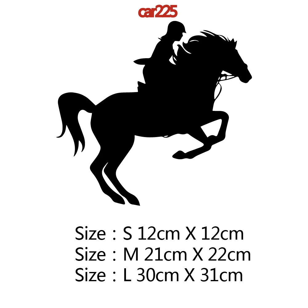 1pc Car Body Horse riding Car Wrap For Hood Decor Creative Auto Decorative Decals Car Door Handle Vinyl Car Body Decals