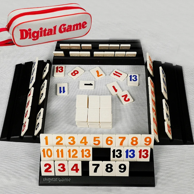 Standard Israeli Mahjong Digital Mahjong Cards Rummy Classic Table Game Leisure Gathering Multiplayer Board Games Travel Version