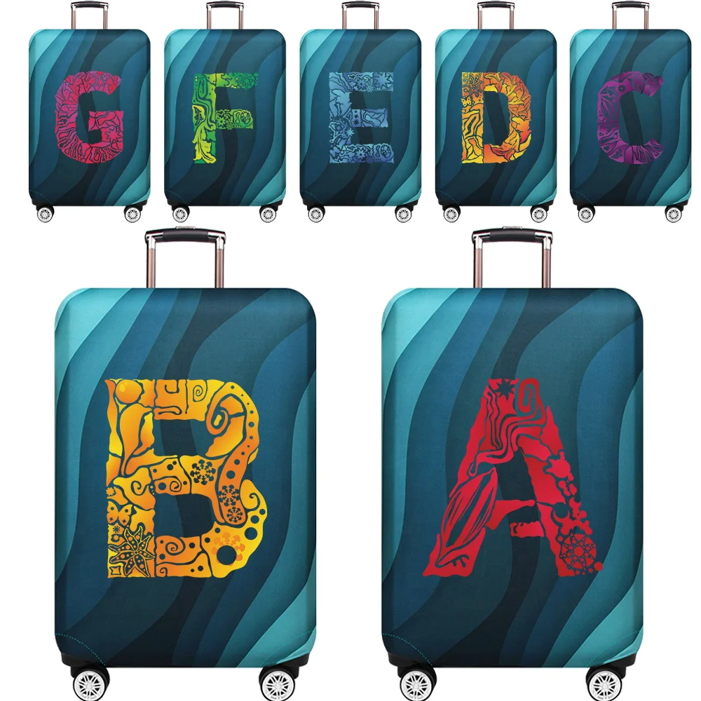 

Travel Luggage Cover Elastic Engrave Image Series Baggage Cover Suitable for 18-32inch Suitcase Case DustCover Travel Accessorie