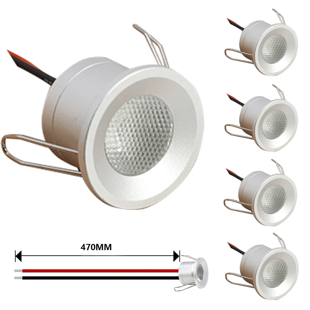 2W światełko punktowe LED 12V reflektor sufitowy z możliwością przyciemniania lampy ekspozycyjnej IP65 Focos Downlight schody wewnętrzne oświetlenie