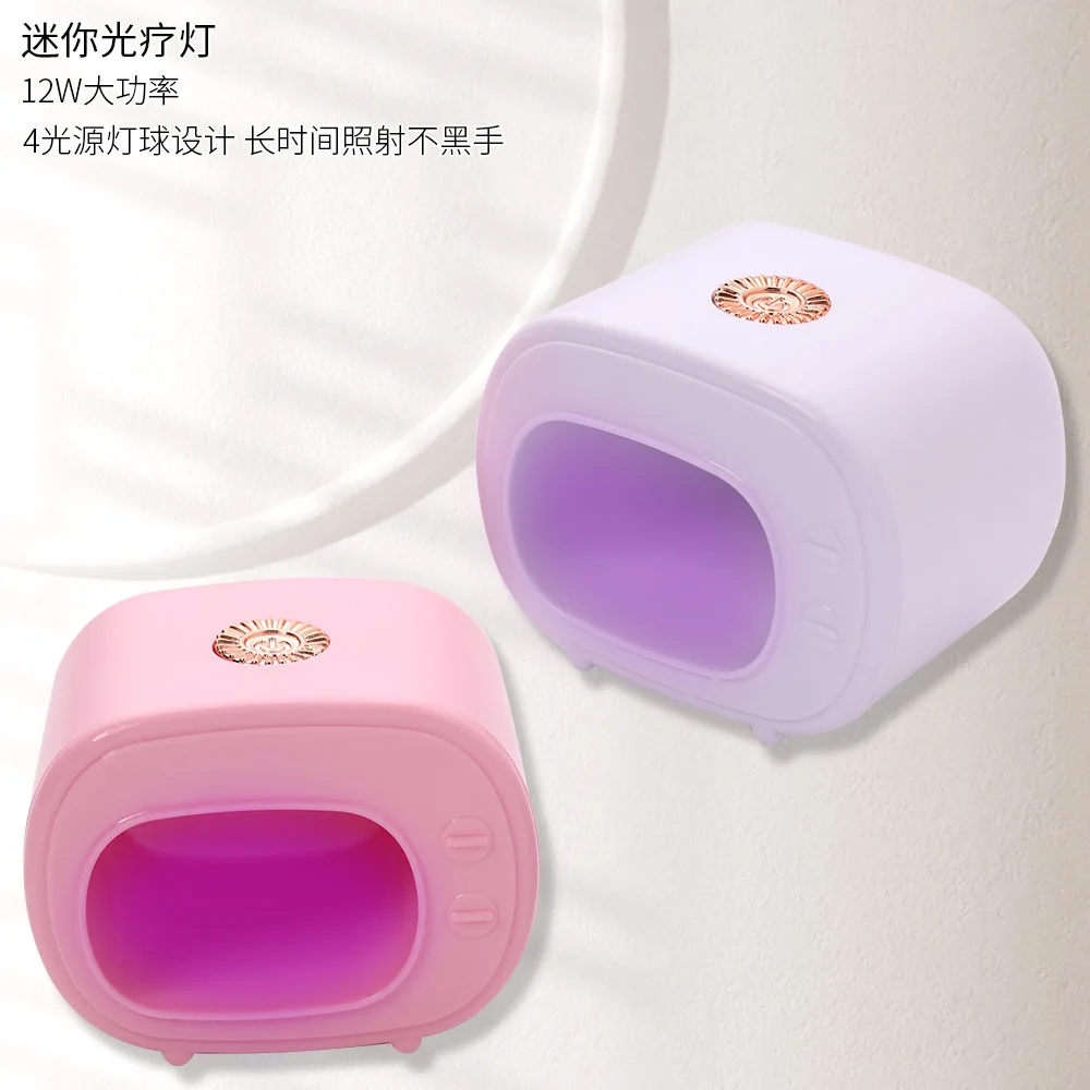 12w Mini Fast Nail Dryer Gel Curing Lamp LED UV Light  Polish Cure  USB Connector Fashion     Art Tool