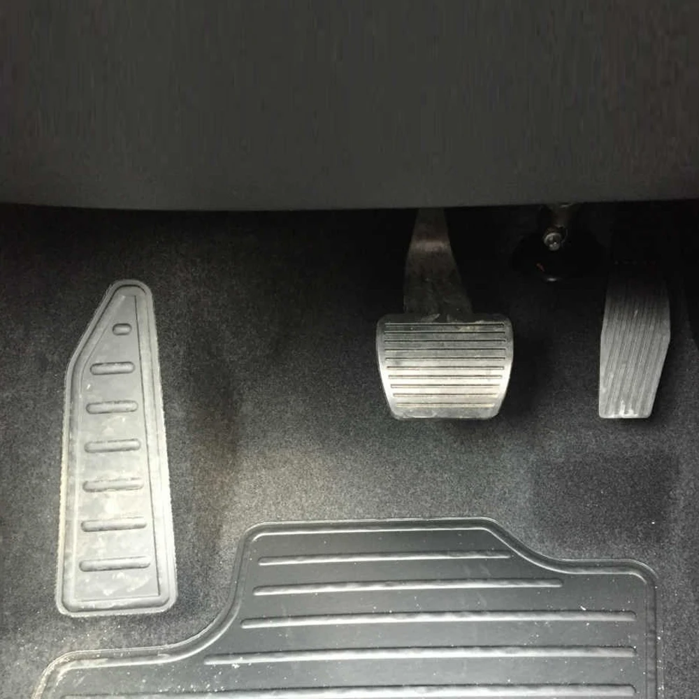 Für Jeep Compass 2017-2025 Rengade 2015-2025 LHD Pedale Pedal Abdeckung Gas Bremse Fußstütze Pedal Abdeckung pad Schutz Zubehör – Detail 3