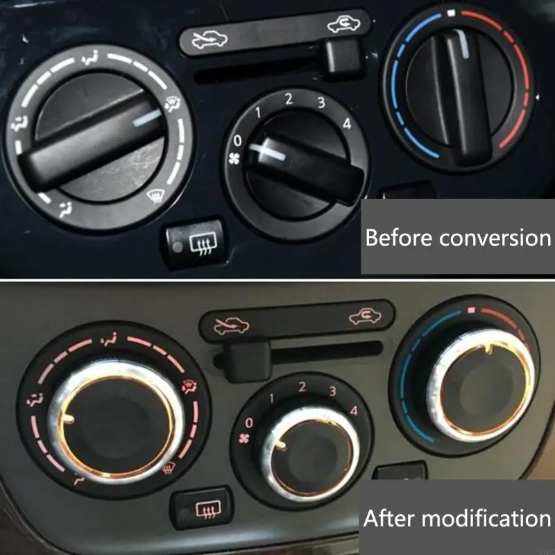 

31BC 3 Pcs Air Condition Knob Car A/C Heater Control Switch For Nissan Tiida NV200 Li