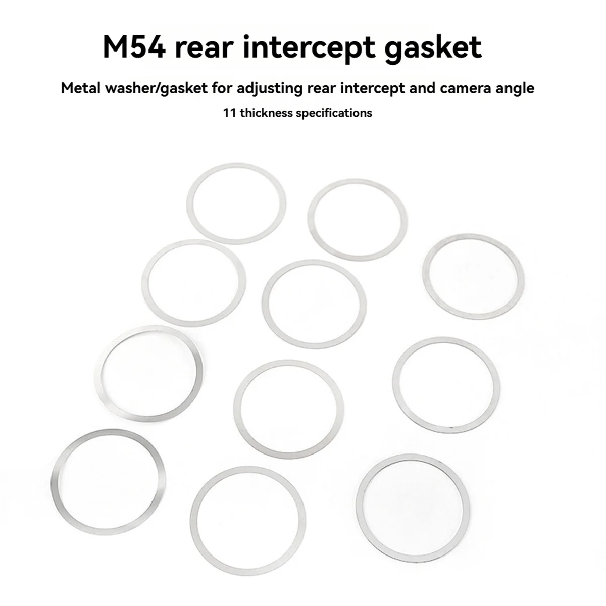 Bridas N18R de 0,1-1MM, especificaciones múltiples, junta de brida de acero inoxidable, cámara, fotografía, telescopio astronómico, parte M54