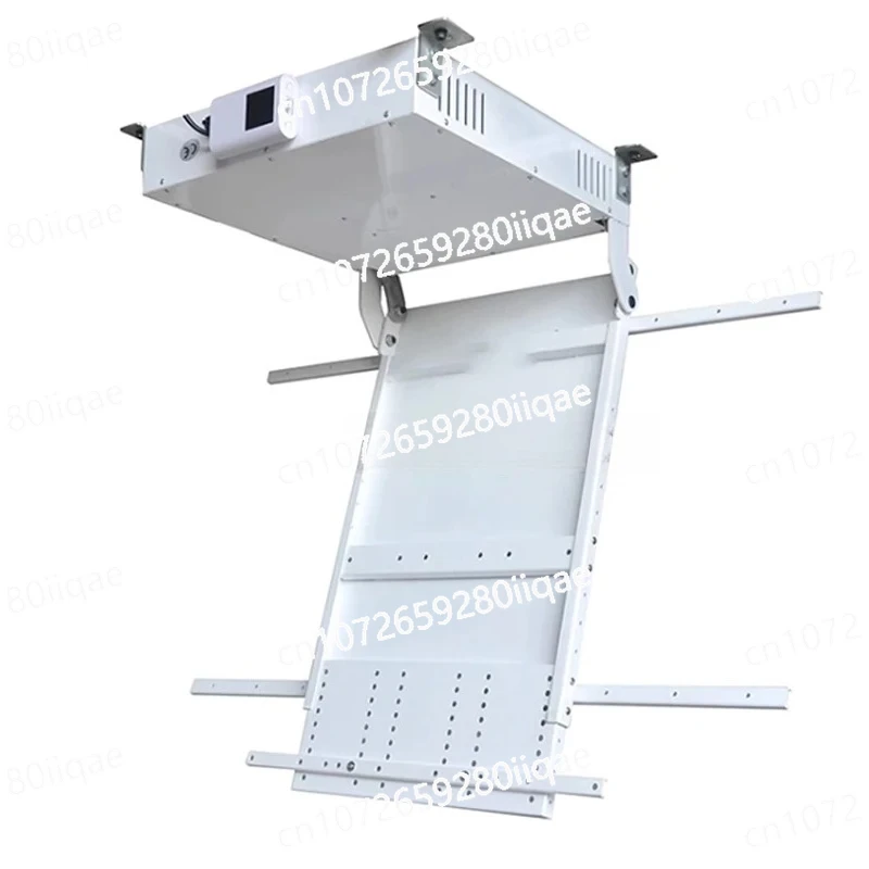 

40-75 Inch Remote TV Ceiling Hanger Motorized Ceiling TV Mount Electric Flip Bracket Motorized LCD TV Lift for Smart Home Office