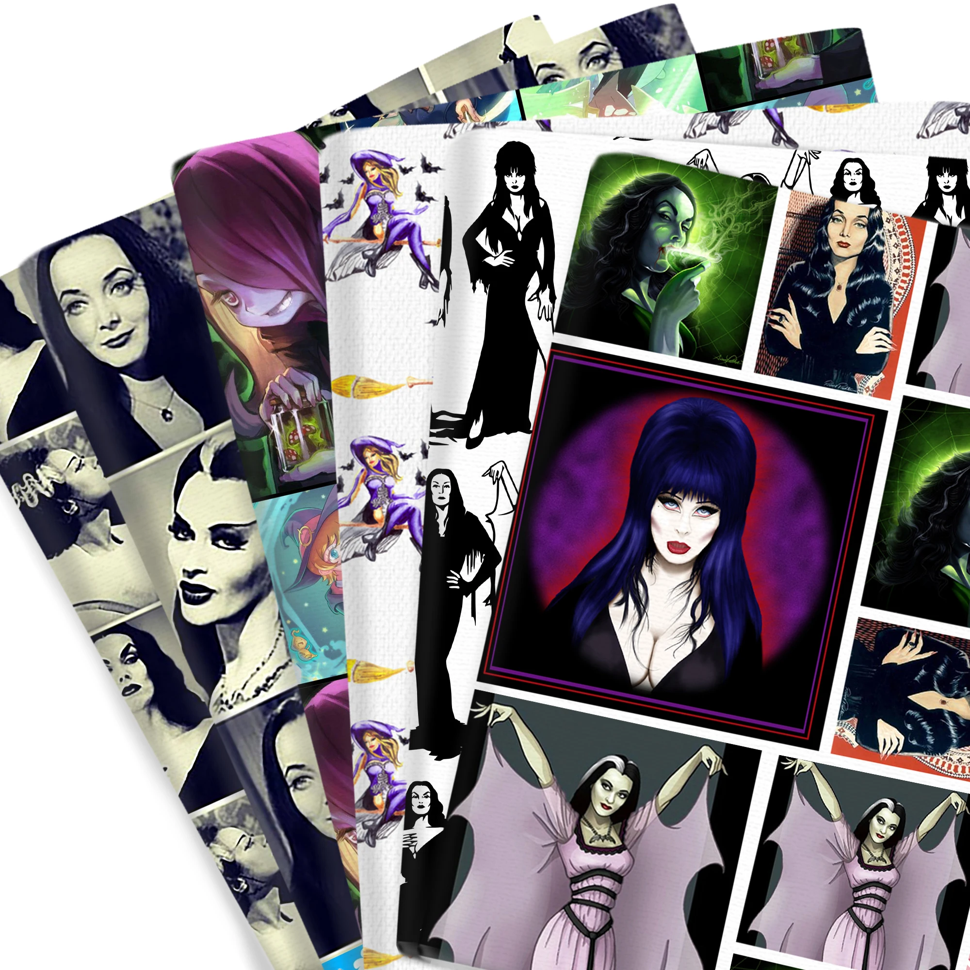 Cartoon Vampire Horror Womens Movie Polyester /100% Cotton/Stretch Knit Patchwork Quilt Fabrics Needlework DIY Cloth Sewing