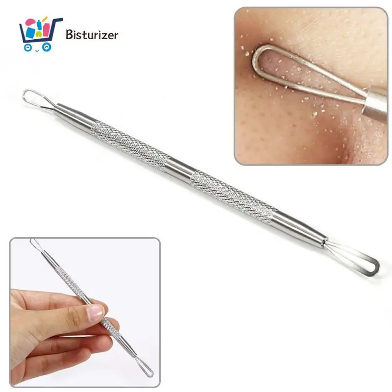 Double Headed Acne Needle Blackhead Remover Cleaner Acne Stainless Steel Blemish Needle Spot Extractor Skin Care Tool TSML1