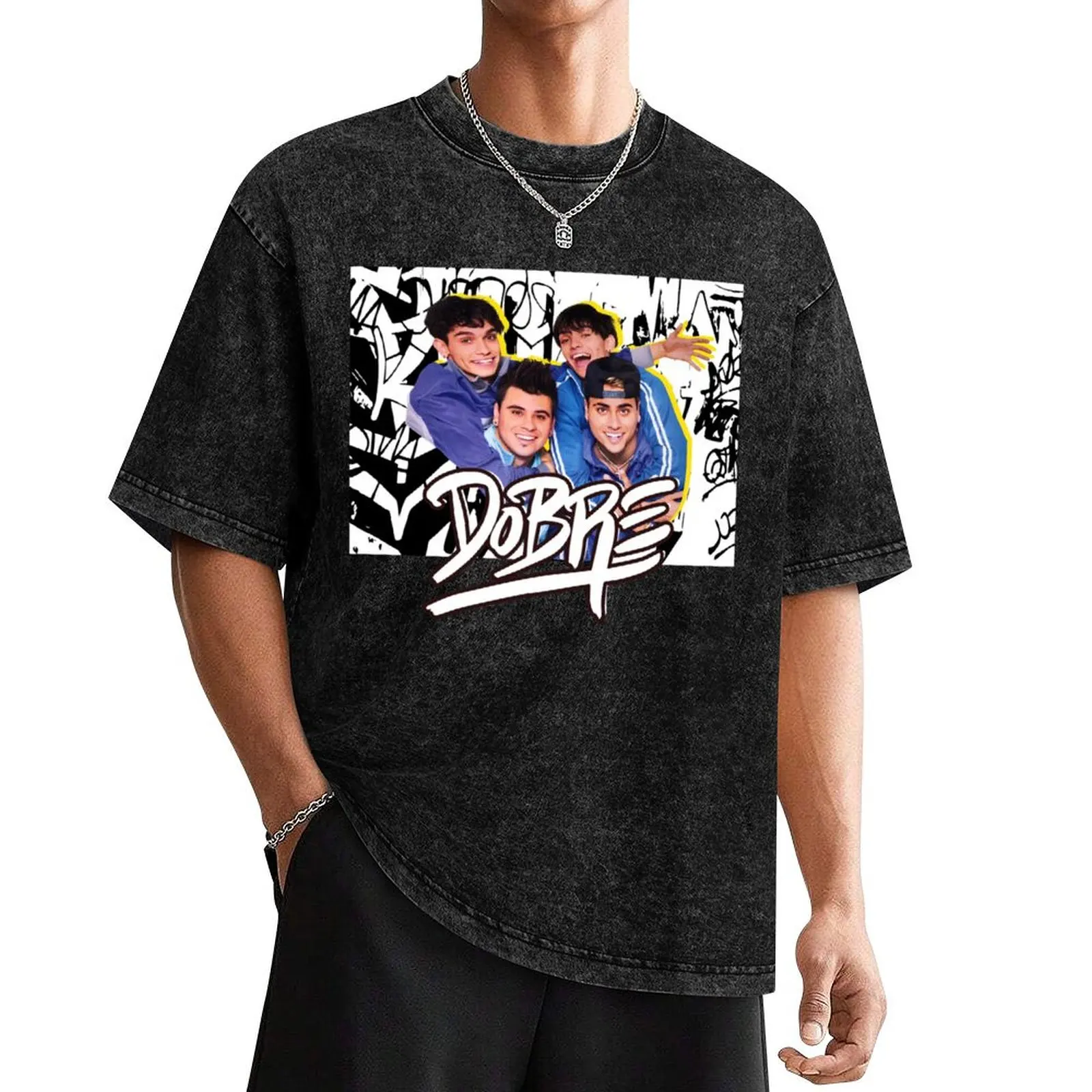 

Dobre Brothers T-Shirt sports fans tops Aesthetic clothing oversized men graphic t shirts