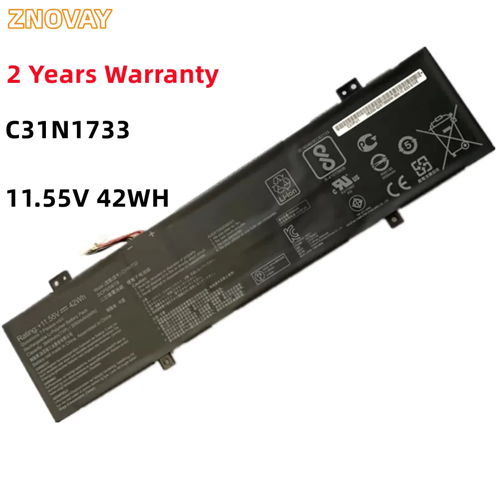 

ZNOVAY C31N1733 11.55V 42WH Laptop Battery for ASUS 0B200-02970000 TP412UA TP412UA-EC207T For VivoBook Flip 14 TP412UA-DB31T