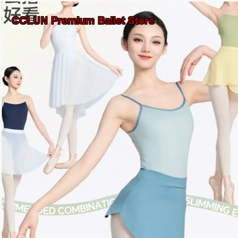 Quick-Dry High-Cut Dance Gymnastics Jumpsuit Professional Art Exam Women's Body Suit Summer High Cut Adult
