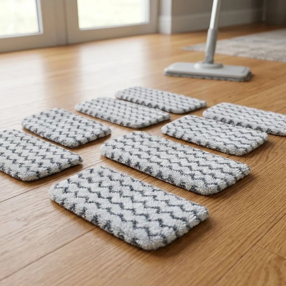 Microfiber Replacement Mop Pads Compatible with For Shark For Steam Mop Models For S1000 For S1000A C S1001C S2001 10 Pieces