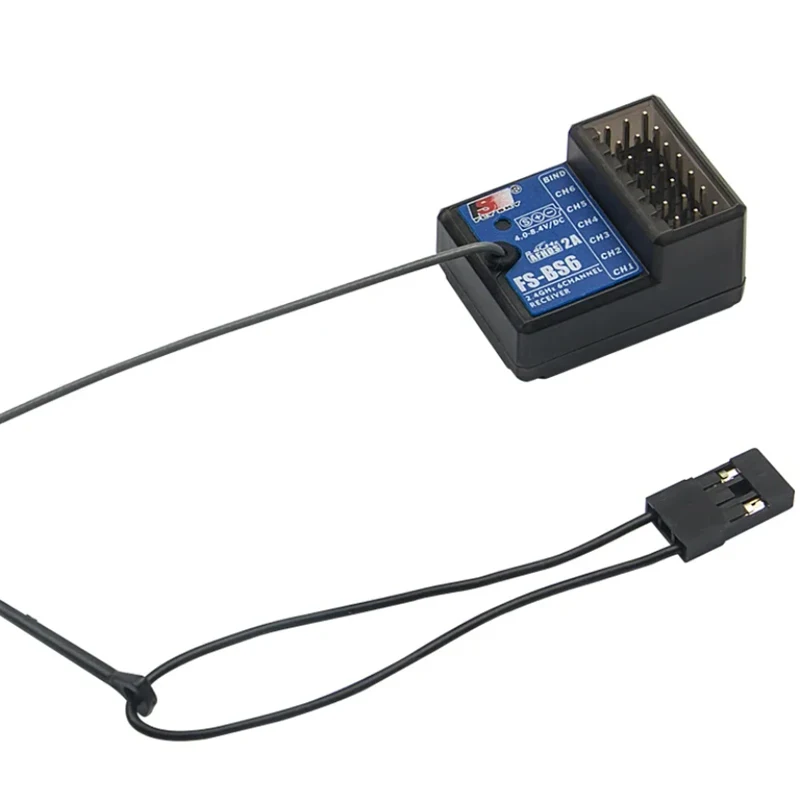 FlySky FS-BS6 Receiver 2.4Ghz 6CH AFHDS2 for FlySky FS-GT5 FS-IT4S Transmitter RC Car Boat