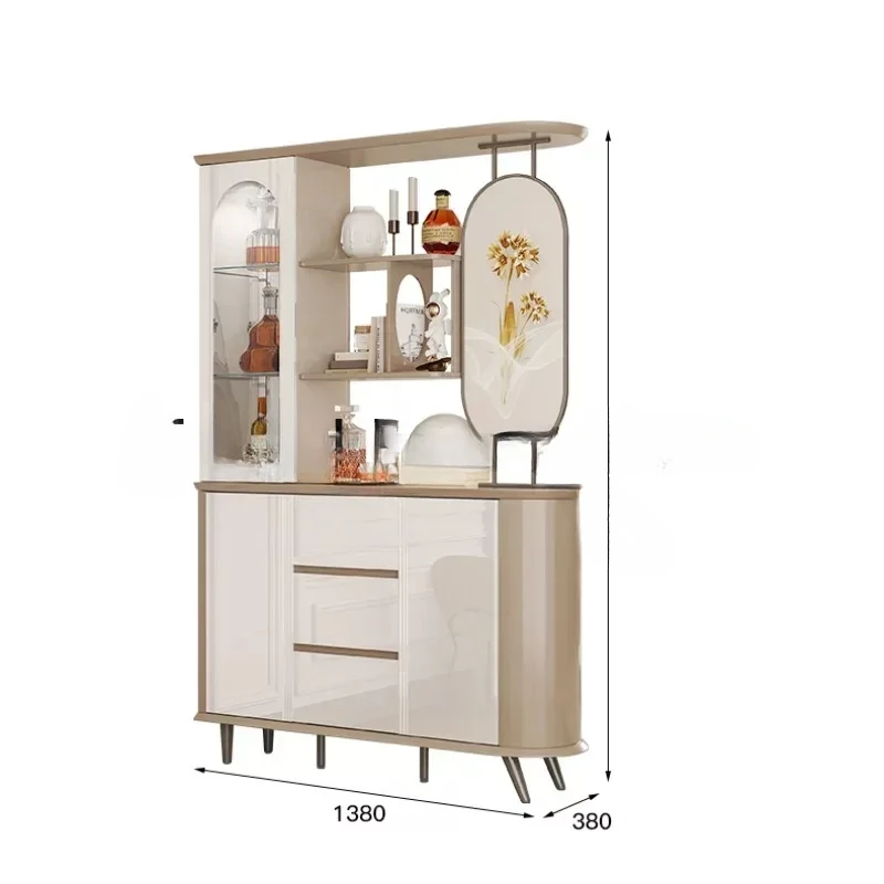 Luxury Wall Wine Cabinets Modern Liquor Simplicity Storage Wine Cabinets Display European Mueble Licorera Bar Furniture