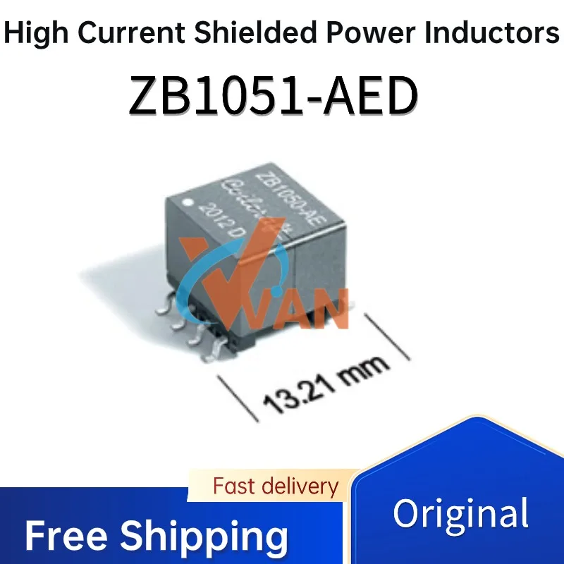 ZB1051-AED  sensor Chip Integrado Formando Indutor, 14UH  for Texas Instruments LM25183 and LM25183-Q1 ZB1051 SMD, 5pcs por lot