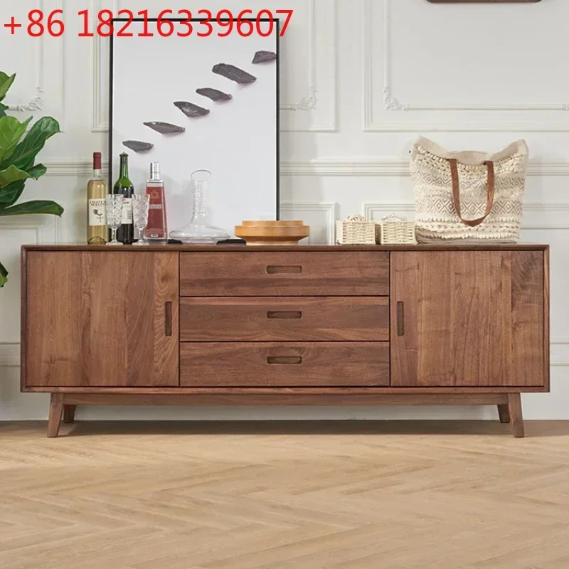 Sideboard  Living Room Solid Wood  Wall Storage  Home Locker Nordic Entrance