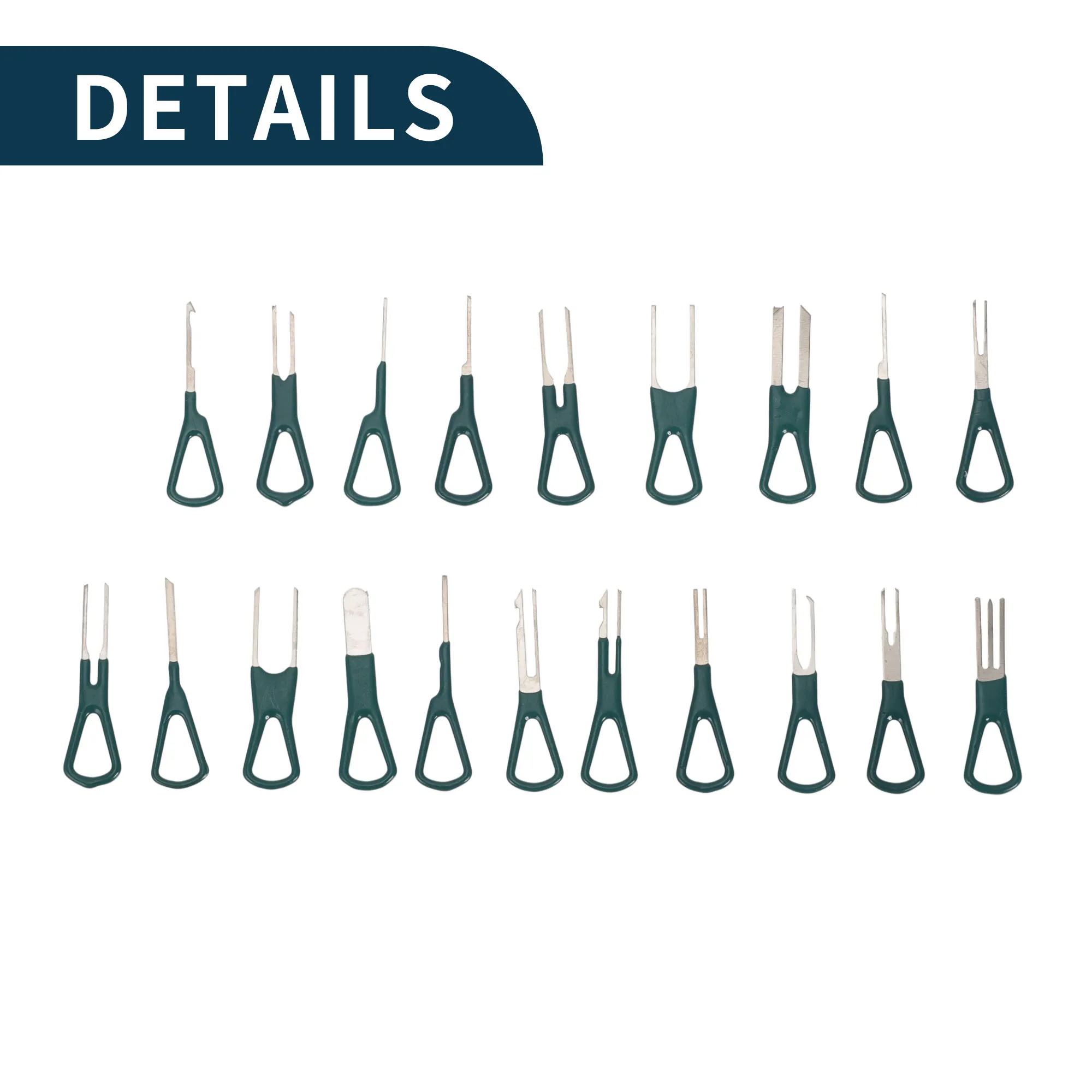 

UXCELL инструмент для удаления клемм для автомобиля, грузовика, мотоцикла, лодки, набор инструментов для извлечения клемм, зеленый, 172 шт.