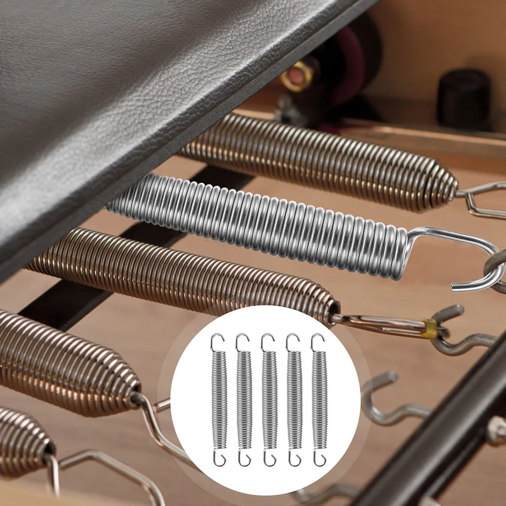 

Galvanized Steel Spring With Drag Hook Spring Durable Tension Springs Compact Size Easy Use Outdoor AntiRust Fitness