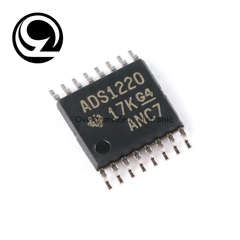 Original In stock SMD ADS1220IPWR TSSOP-16 24-bit analog-to-digital converter chip