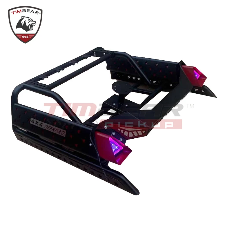 

Timbear 4X4 Pickup Truck Steel Roll Bar For Dodge Ram 1500 Toyota Tacoma Ford F150 With LED