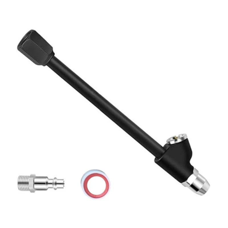 XA6H Double Head Air Chuck Tires Chucks Tire Inflator Rod 1/4inch for for Car Truck Bus Tractors