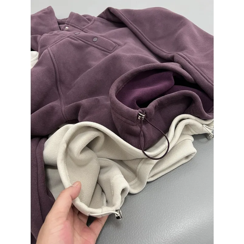 Winter Coat for Women Super Thick Lambswool Hooded Sweatshirt Warm Loose Jackets Hoodies Fashion New Fur Lined Coat