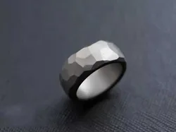 Custom Made Hand-brushed Thickened Titanium Tactical Ring EDC Ring