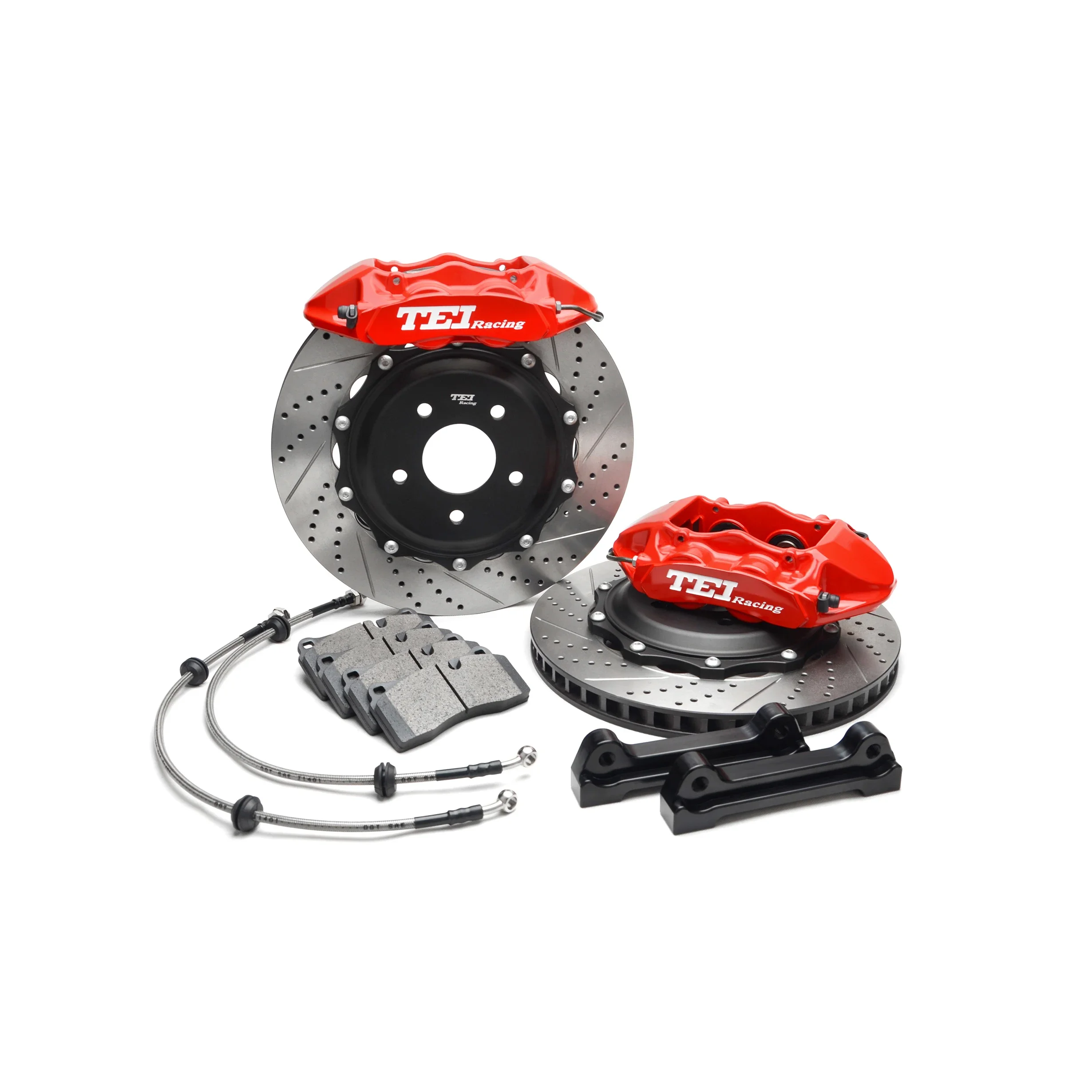 Высококачественный тормозной комплект 4 ПОРШНЕВОЙ МОДЕЛИ S40 для 18-дюймового 19-дюймового автомобиля с диском 345 355 380*28 мм Высококачественный тормозной комплект 4 ПОРШНЕВОЙ МОДЕЛИ S40 для 18-дюймового 19-дюймового автомобиля с диском 345 355 380*28 мм