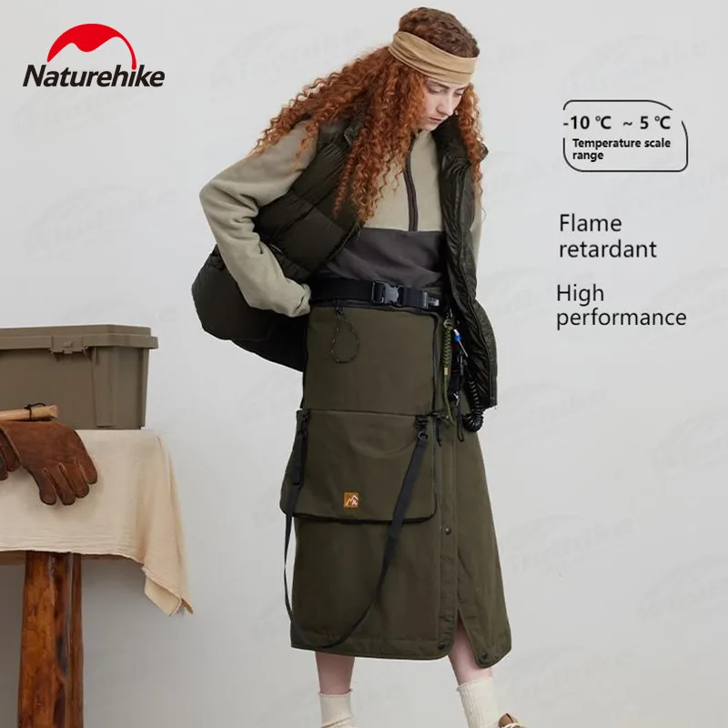 

Naturehike -10~5 ℃ Winter Camping Down Apron Blanket 0.65Kg Ultralight Portable Travel Windproof 750FP Goose Down Men Women