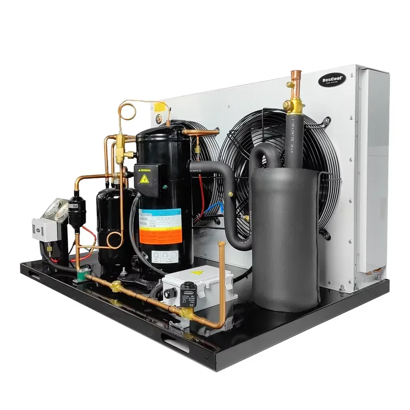 BesCool New Hermetic Scroll Invotech Compressor Condensing Unit Open-Air Cooling Chiller for Walk-In Freezer Refrigeration