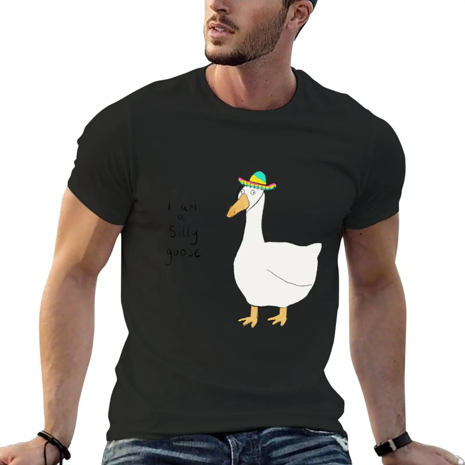 

I am a Silly Goose T-Shirt animal prinfor boys vintage clothes cute clothes vintage clothes for men