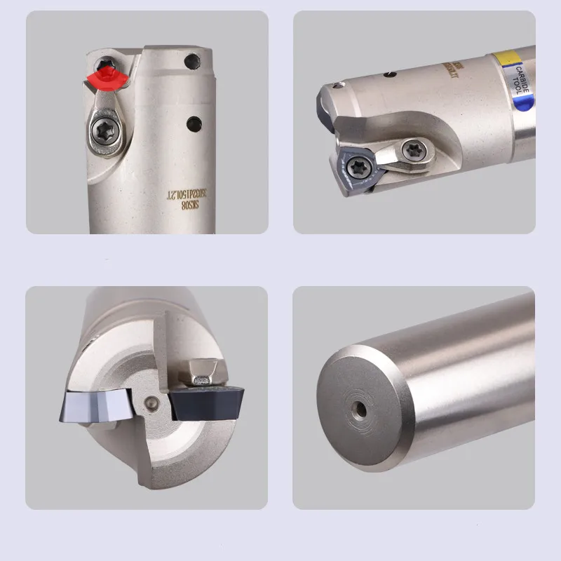 SKS Milling Fast Feed Cutter Lengthened  Insert WDMW0608 Handle Alloy Cnc Hardened Aseismic Rod Machine Inserts Tool milling cut
