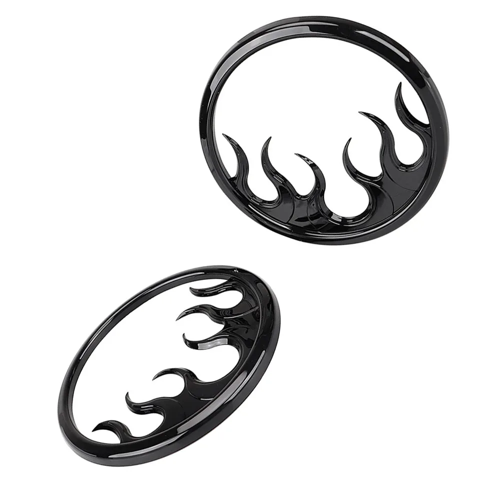 مكبر صوت دراجة نارية ABS ، أغطية تشذيب لهب أكسنت ، زلاقات هارلي-دافيدسون إلكترا ، زلاقات شوارع ، شواية Trikes Trikes-weigh #3