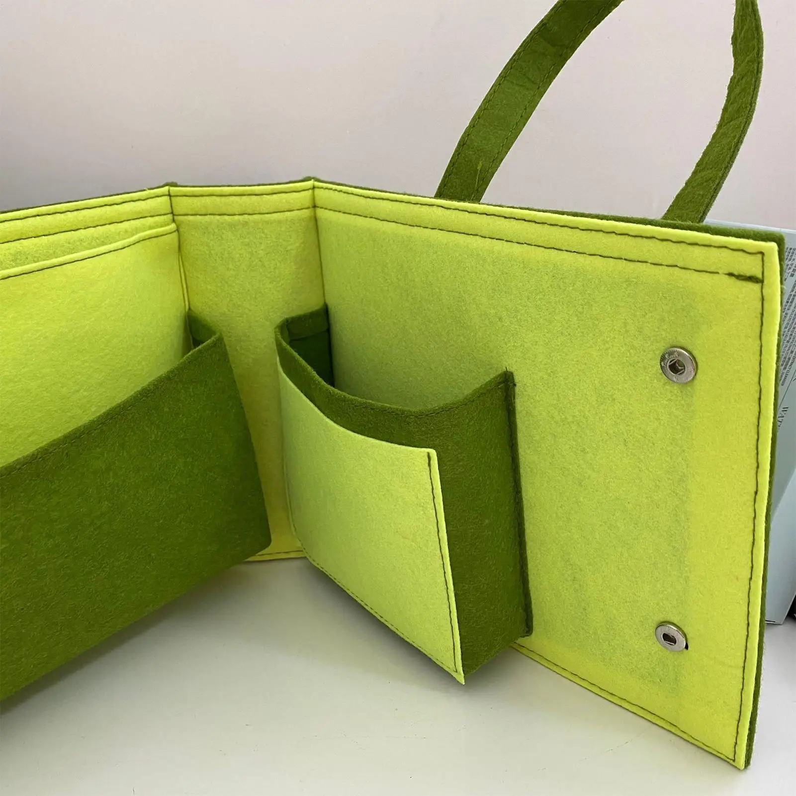 

Tote Bag For School Foldable Organization Felt Handbag Work Bag For Women Book Travel Work School Daily Commute Shopping Storage