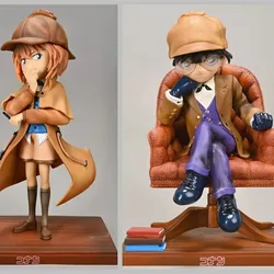 21-22cm Anime Detective Conan Figure PVC Edogawa Konan Haibara Ai Action Doll Toy Figurine For Kid Birthday Gift