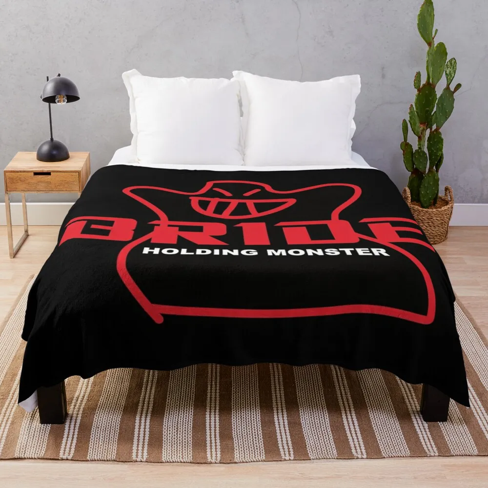 

BRIDE Factory Black Throw Blanket Beautifuls Cute Blankets