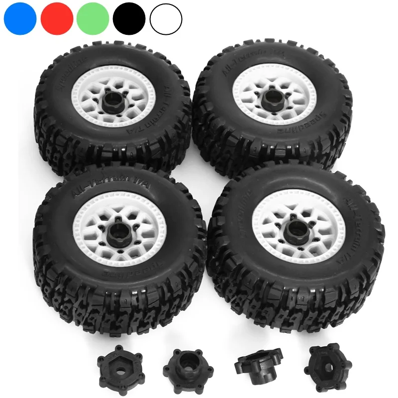 

4pcs 12mm and 14mm Hex Short Course Truck Wheel Tire for ARRMA Mojave TRAXXAS UDR Yikong DF7 FS Baja Losi Buggy RC Car