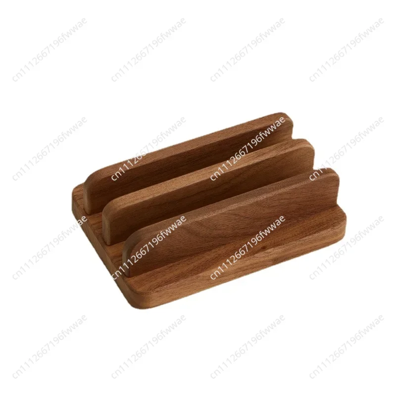 Standing Type Storage Rack, Solid Wood Laptop Stand, Multi Grid Card Slot, Notebook Stand, Versatile Scene, Storage Base