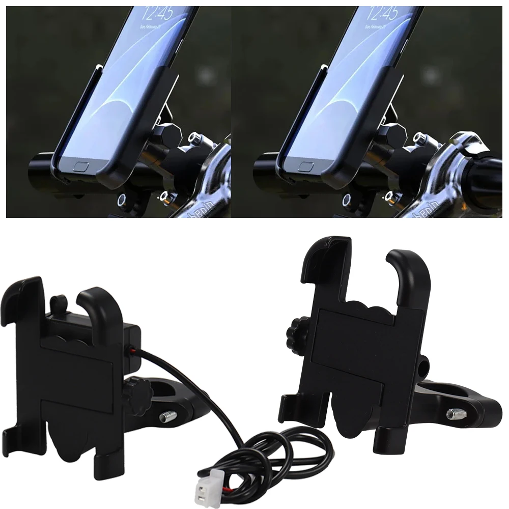 

Мотоциклетный держатель для мобильного телефона для iPhone Xiaomi, универсальное зеркало заднего вида, держатель на руль, велосипедная подставка из алюминиевого сплава