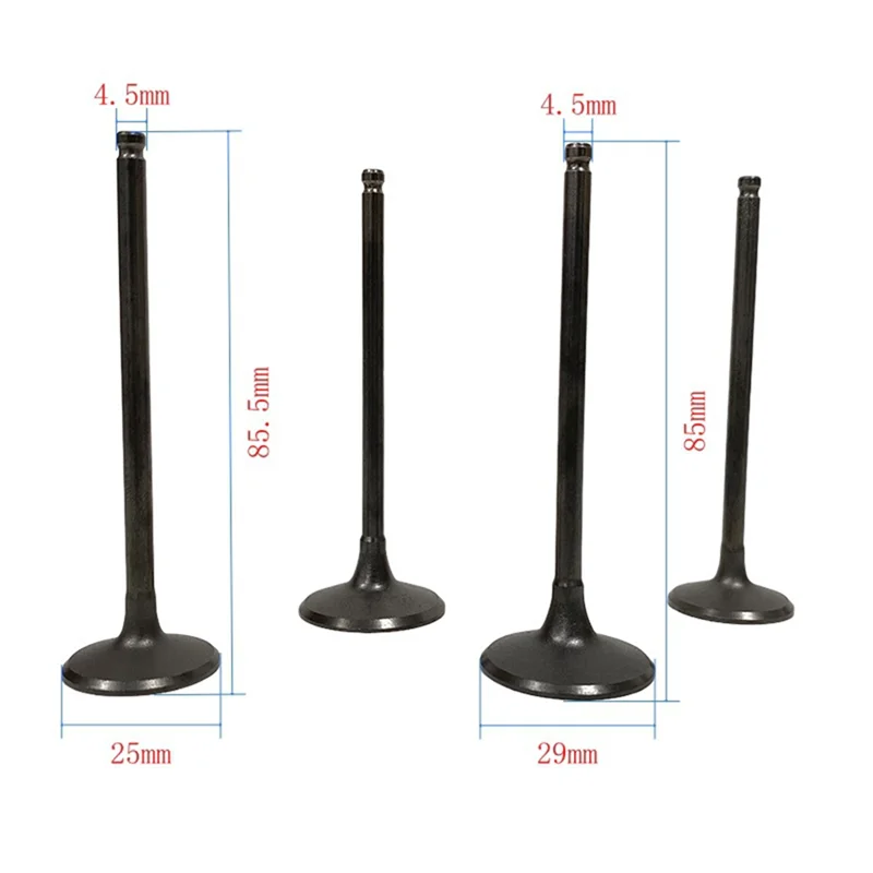 ينبع صمام السحب والعادم (4 قطع) لـ Kawasaki KLX300 KLX300R 12004-1111، 12005-0031، BR250، Z250SL #6