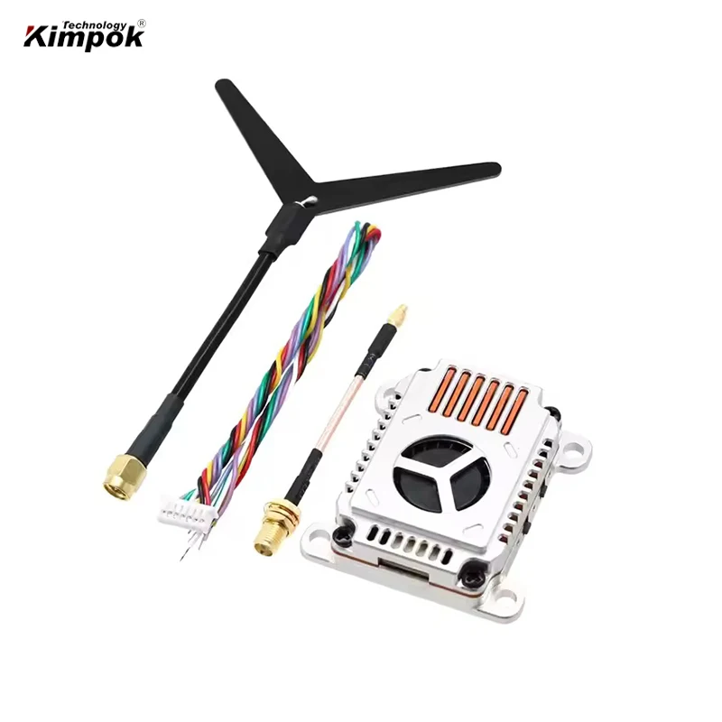 1.2 Ghz 2 W Fpv Vtx เครื่องส่งสัญญาณวิดีโอสําหรับการส่งภาพระยะไกลพร้อมอุปกรณ์เสริมโดรน 8 ช่อง