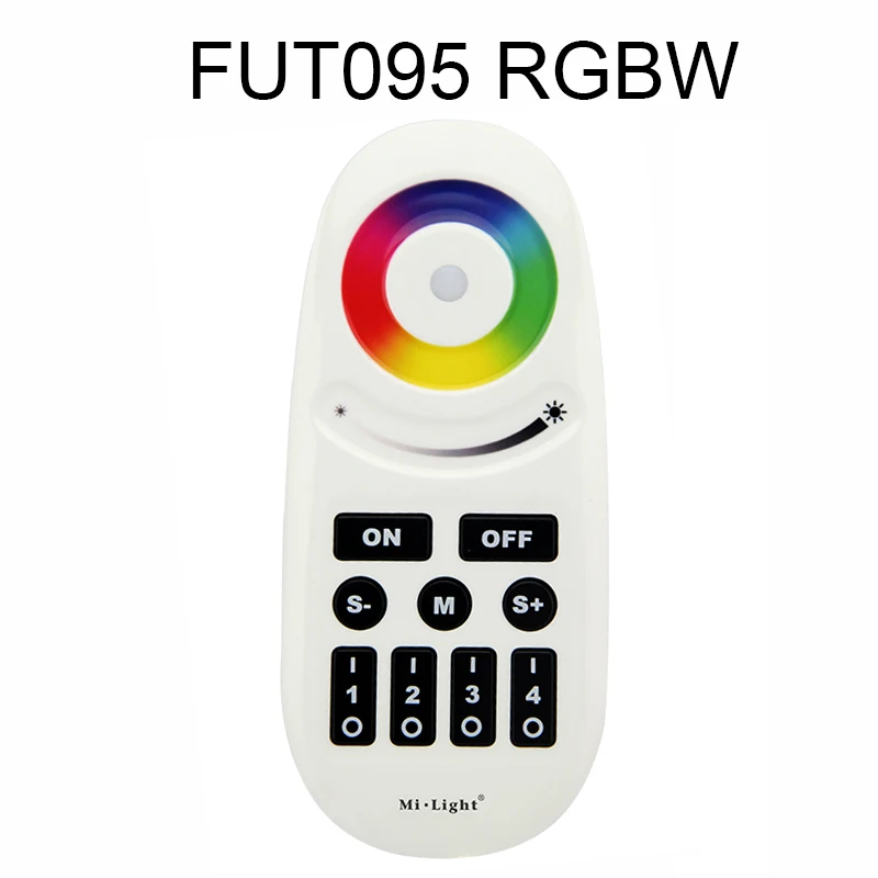 Miboxer 2.4G RF Wireless Remote 4/8 Zone RGB+CCT CCT RGBW Rotating Wheel Full Touch Controller For Milight Bulb Light